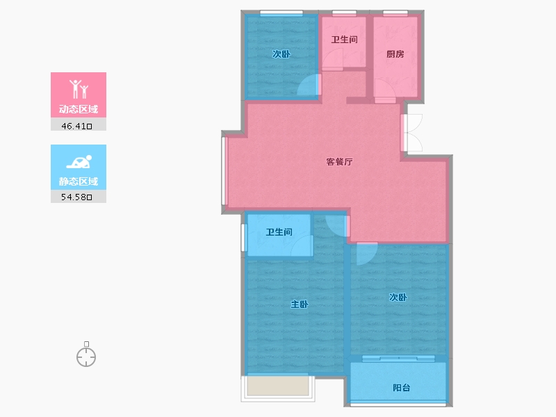 河南省-商丘市-常春藤畅馨园-90.44-户型库-动静分区