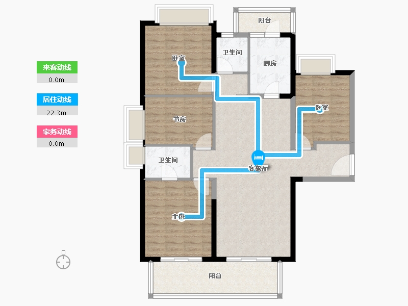 广东省-东莞市-深业松湖云城-114.40-户型库-动静线