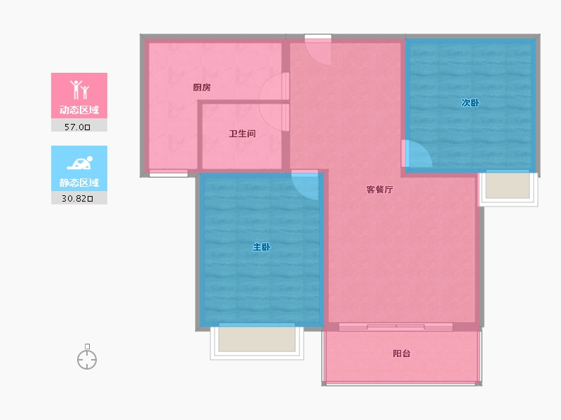 山西省-临汾市-石化小区二期-79.25-户型库-动静分区