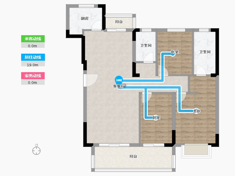 福建省-莆田市-保利城湖心岛Ⅱ-92.80-户型库-动静线