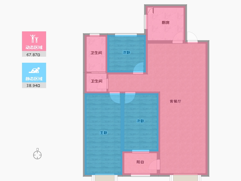 山东省-潍坊市-鲁东明珠-28.00-户型库-动静分区