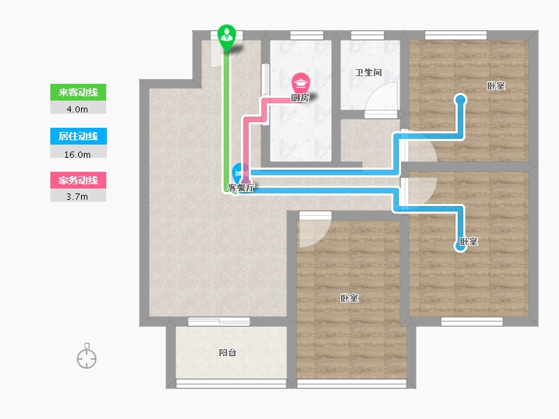 山东省-菏泽市-城建翰林华庭-82.41-户型库-动静线