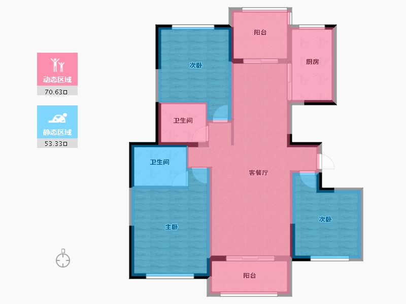 河南省-洛阳市-东展旖和园-111.20-户型库-动静分区