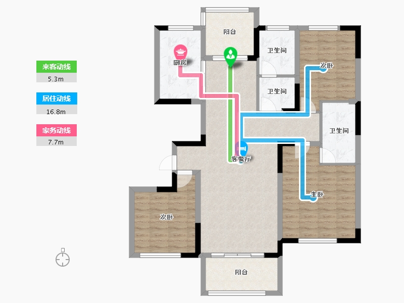 河南省-洛阳市-东展旖和园-113.60-户型库-动静线