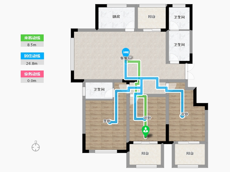 河南省-洛阳市-东展旖和园-113.60-户型库-动静线