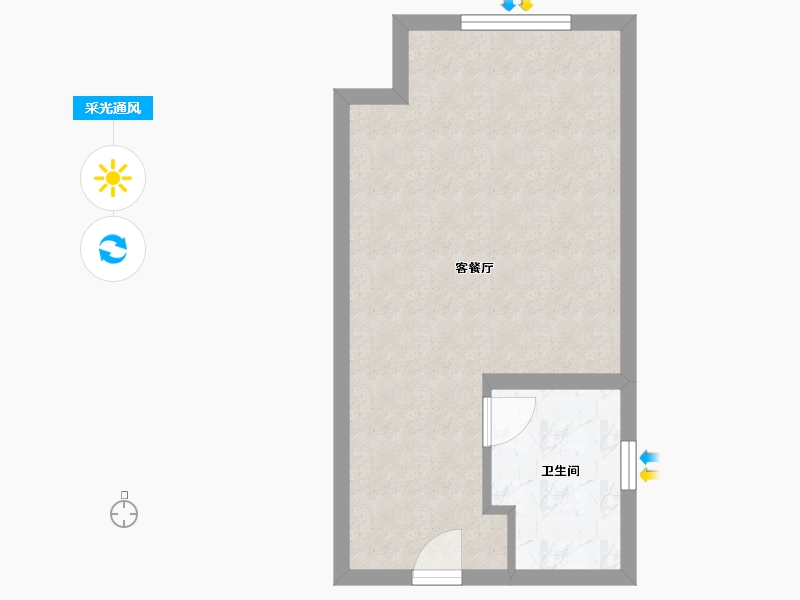 山东省-泰安市-华新·时代广场-36.00-户型库-采光通风