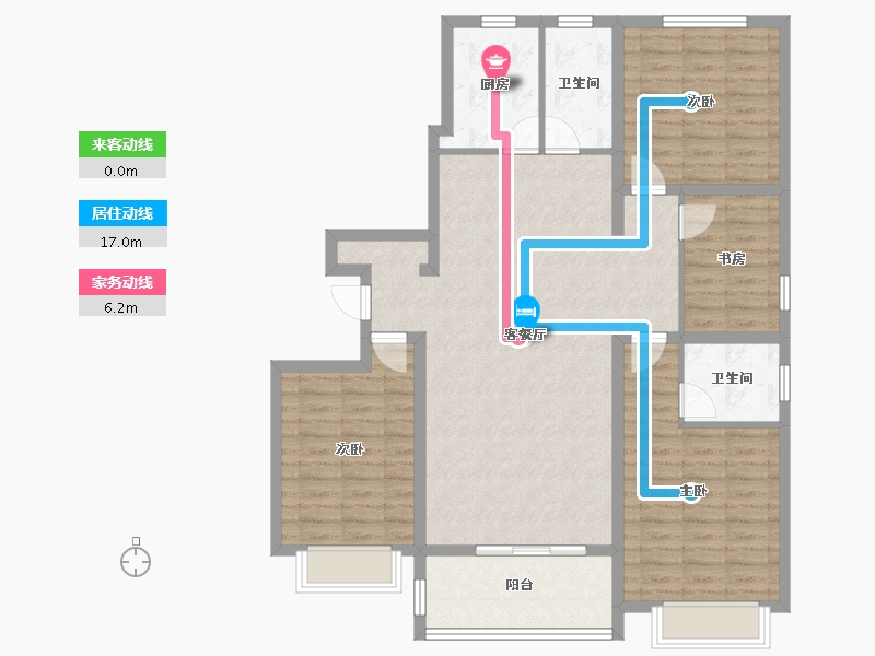 山东省-菏泽市-颐江南-115.50-户型库-动静线