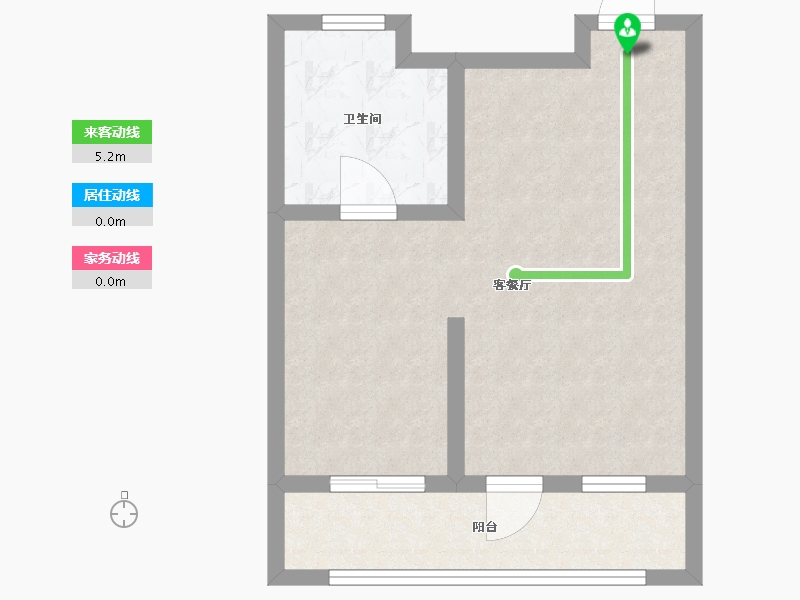 辽宁省-葫芦岛市-乾瑞嘉山墅天悦-49.92-户型库-动静线