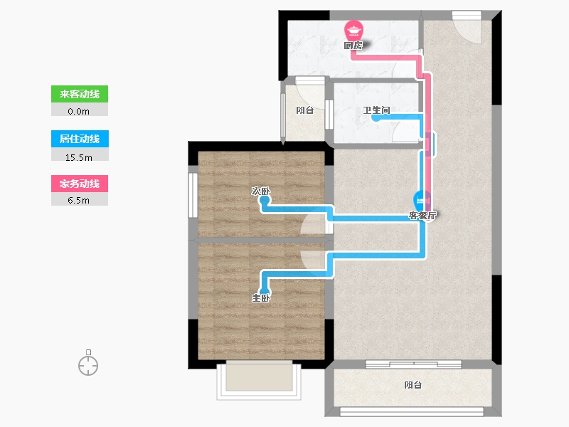 湖北省-黄冈市-黄州一品·天秀府-66.66-户型库-动静线