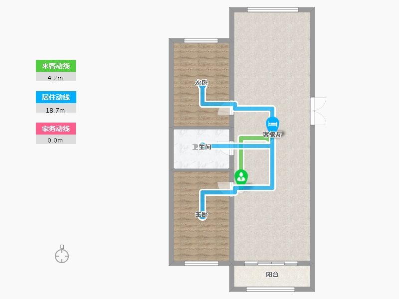 黑龙江省-黑河市-华泰東城御府-95.93-户型库-动静线