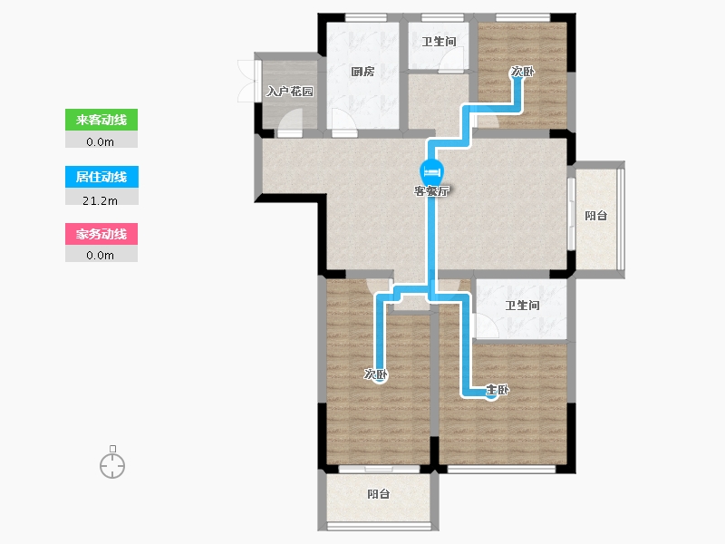 河南省-洛阳市-东展旖和园-111.20-户型库-动静线