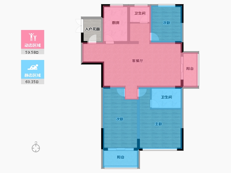 河南省-洛阳市-东展旖和园-111.20-户型库-动静分区