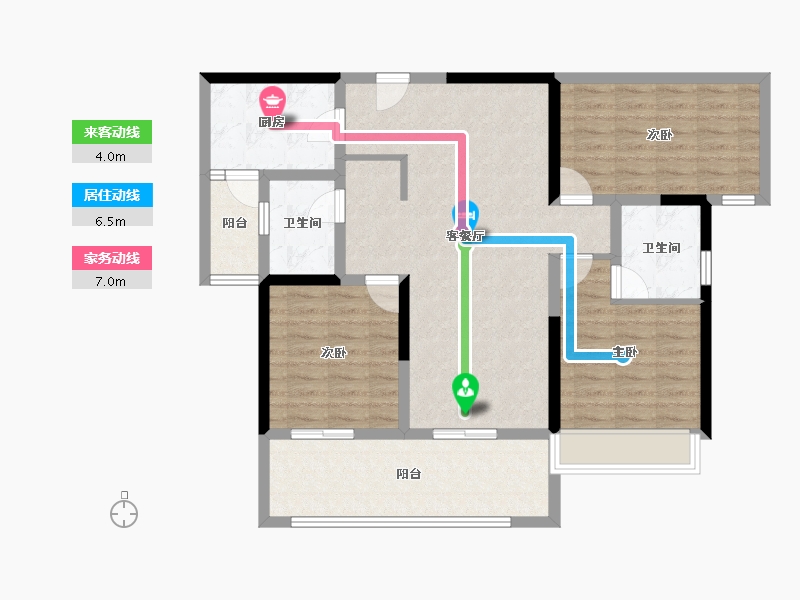 贵州省-黔东南苗族侗族自治州-领地·天御-101.20-户型库-动静线