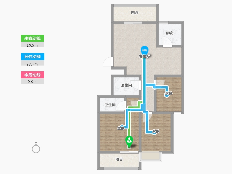 山东省-菏泽市-榕泽香榭里-96.00-户型库-动静线