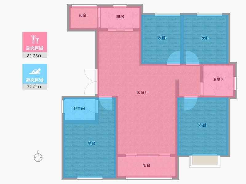 山东省-菏泽市-河畔清华-139.20-户型库-动静分区