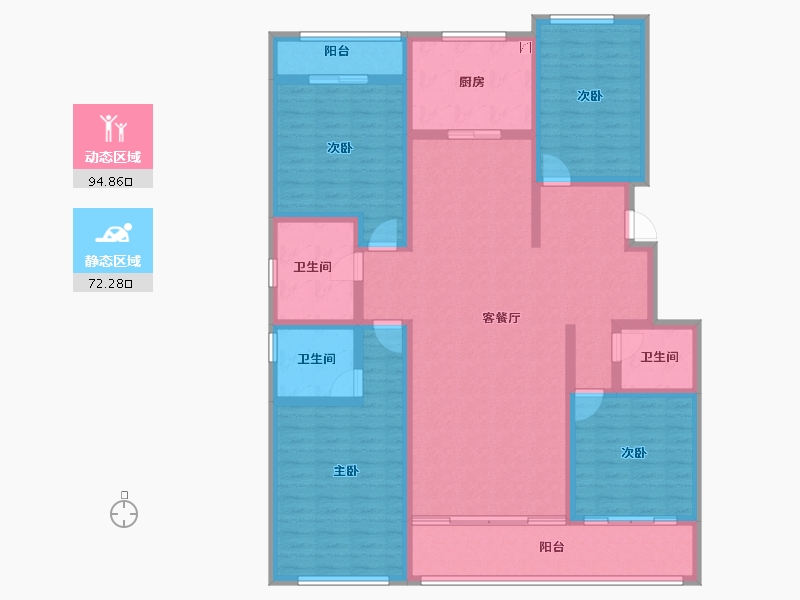 山东省-枣庄市-滕州凯润花园-149.75-户型库-动静分区