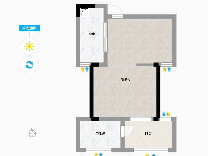 河南省-焦作市-万基·华府-40.00-户型库-采光通风