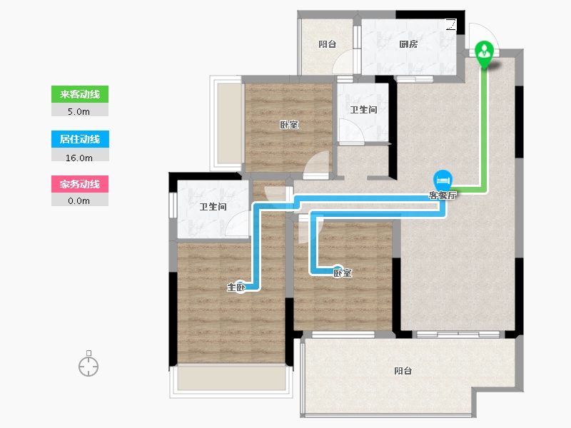 四川省-绵阳市-富临绵州水郡-97.23-户型库-动静线