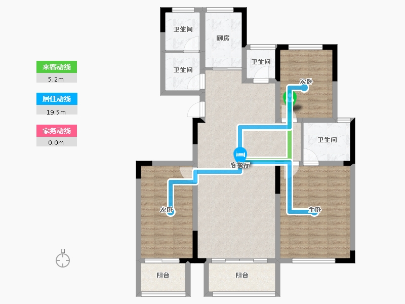 河南省-洛阳市-东展旖和园-105.60-户型库-动静线