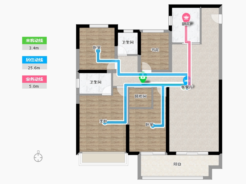 河南省-漯河市-悦璟学府里-114.40-户型库-动静线