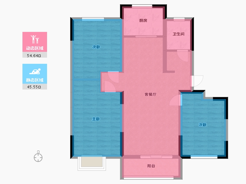 山东省-日照市-山海社区-100.00-户型库-动静分区