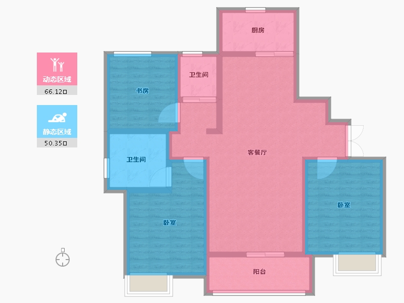 山东省-菏泽市-天华国际-104.01-户型库-动静分区