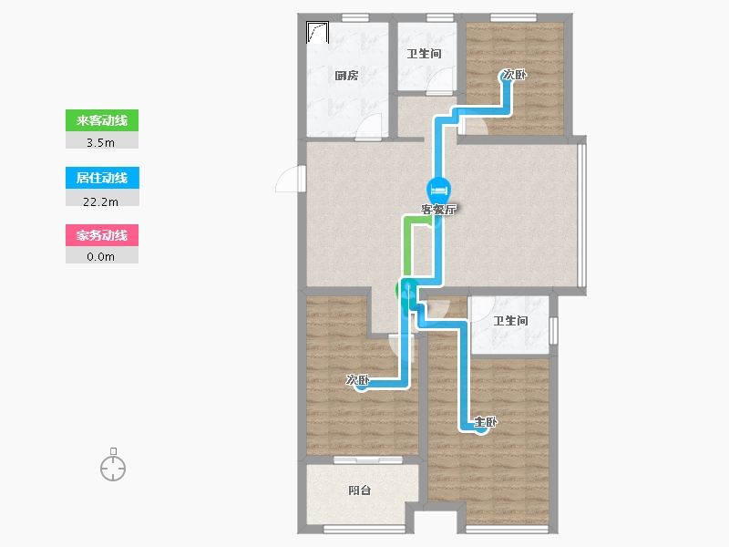 辽宁省-阜新市-东盛·阳光新城-103.20-户型库-动静线