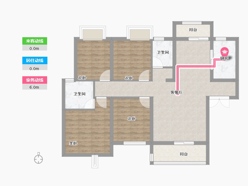 湖南省-衡阳市-中建和城壹品-92.18-户型库-动静线