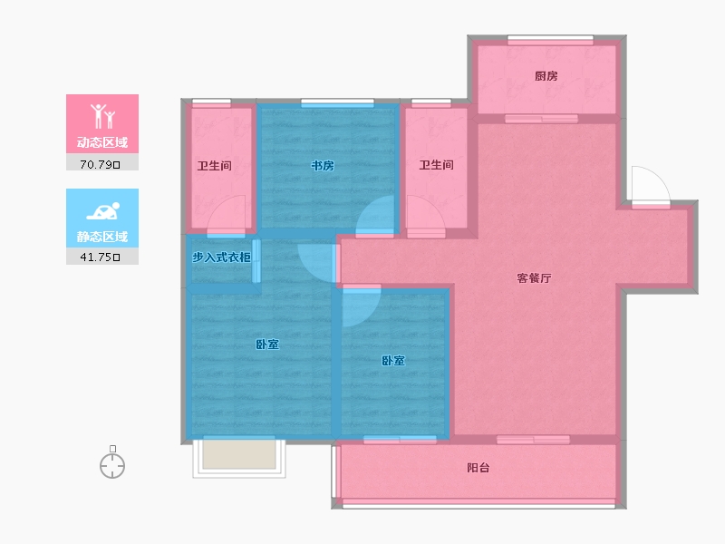 山东省-菏泽市-天华国际-100.00-户型库-动静分区