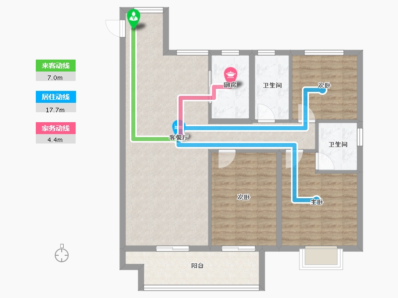 山东省-泰安市-宏尚·江山里-99.12-户型库-动静线