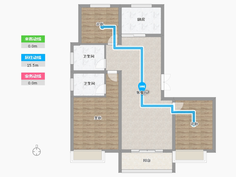 河南省-商丘市-常春藤畅馨园-100.81-户型库-动静线