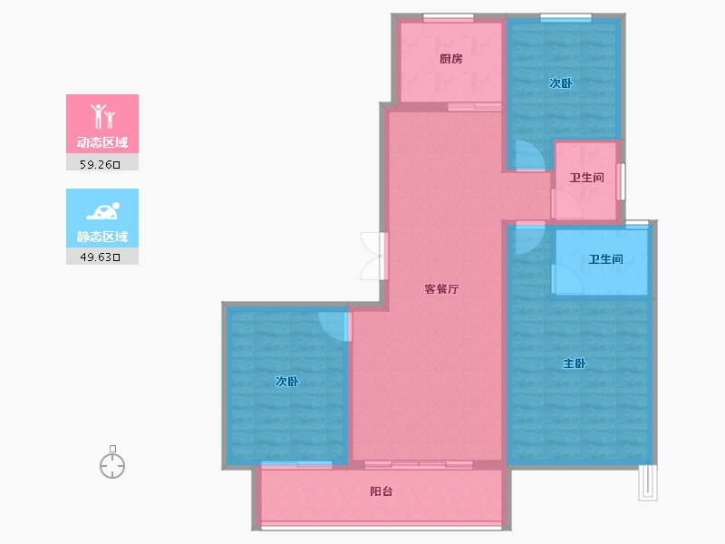 河南省-商丘市-常春藤畅馨园-98.01-户型库-动静分区