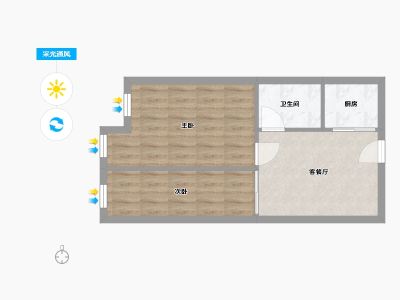 湖北省-武汉市-南湖山庄逸景南湾-38.00-户型库-采光通风