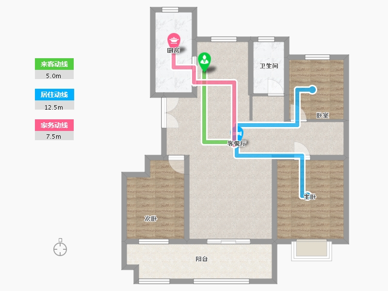 山东省-日照市-沭瑞康城-101.59-户型库-动静线