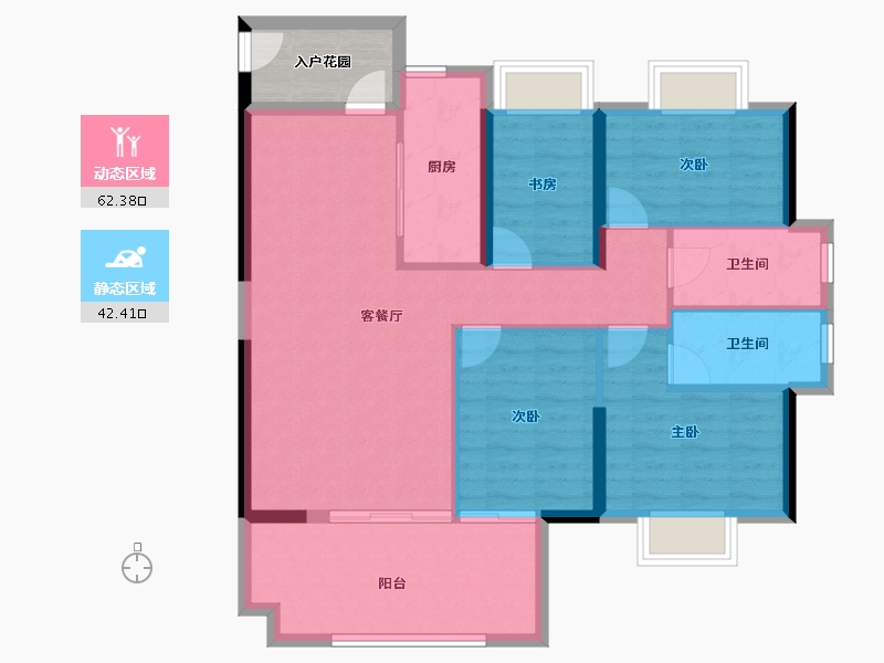 福建省-南平市-天玺华府-99.07-户型库-动静分区