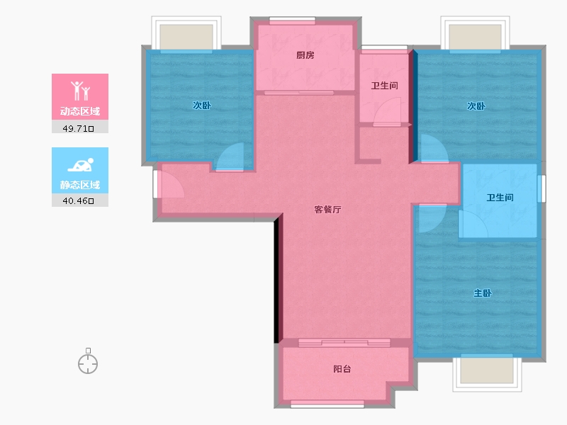 福建省-南平市-建瓯文华郡府-81.53-户型库-动静分区