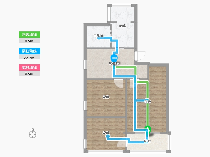 江苏省-南京市-能仁里一村-59.30-户型库-动静线