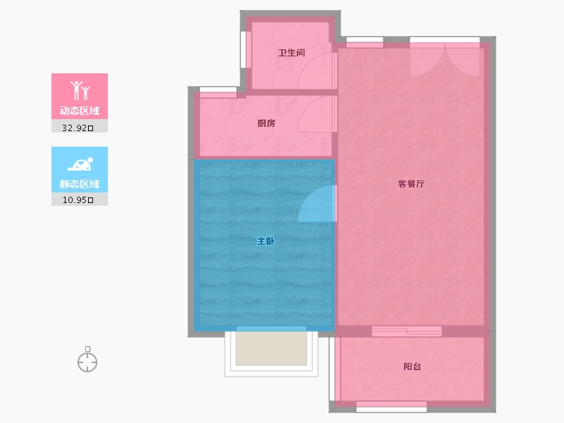 江西省-南昌市-新建小区-57.81-户型库-动静分区