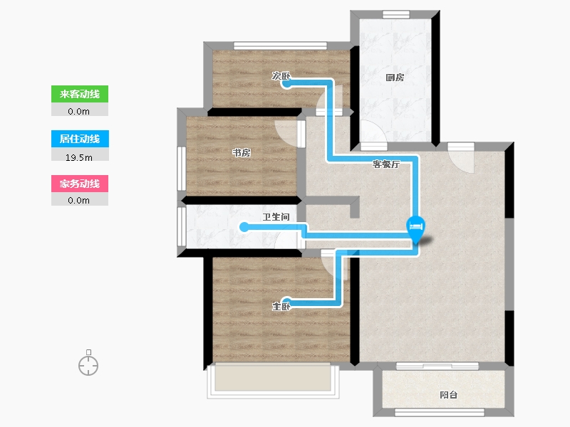 甘肃省-天水市-奥特莱斯·明月江南-77.15-户型库-动静线