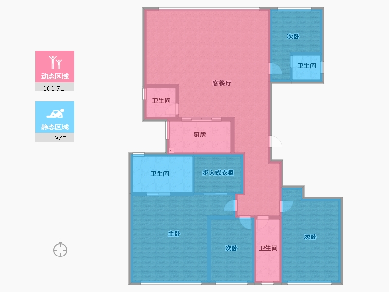 山东省-枣庄市-滕州凯润花园-194.07-户型库-动静分区