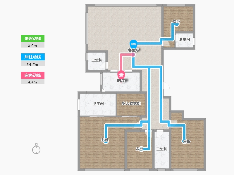 山东省-枣庄市-滕州凯润花园-194.01-户型库-动静线