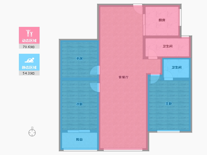 山东省-枣庄市-滕州凯润花园-112.59-户型库-动静分区