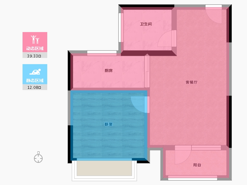 甘肃省-天水市-奥特莱斯·明月江南-45.12-户型库-动静分区