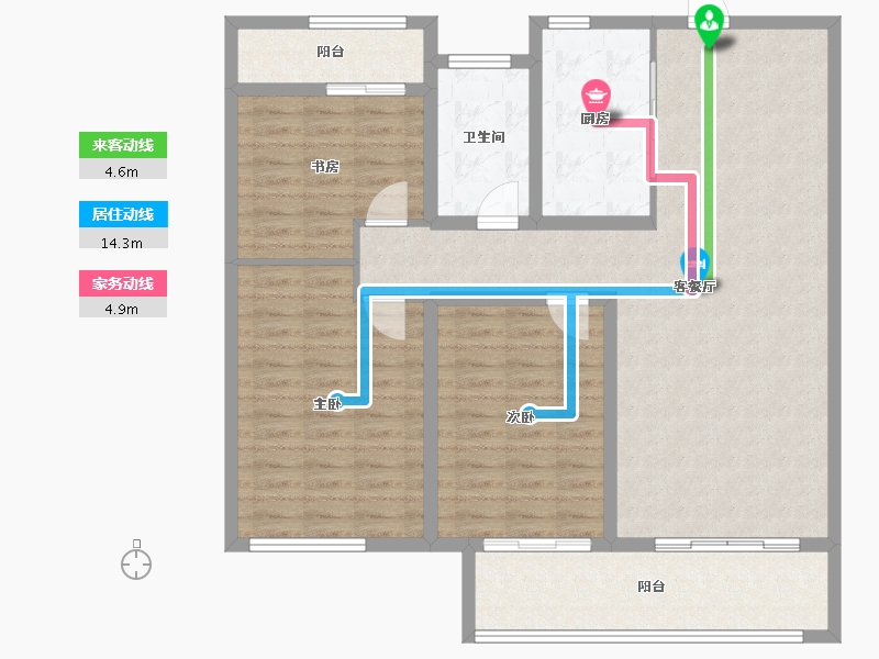 江西省-上饶市-翼天·十里风荷-112.54-户型库-动静线