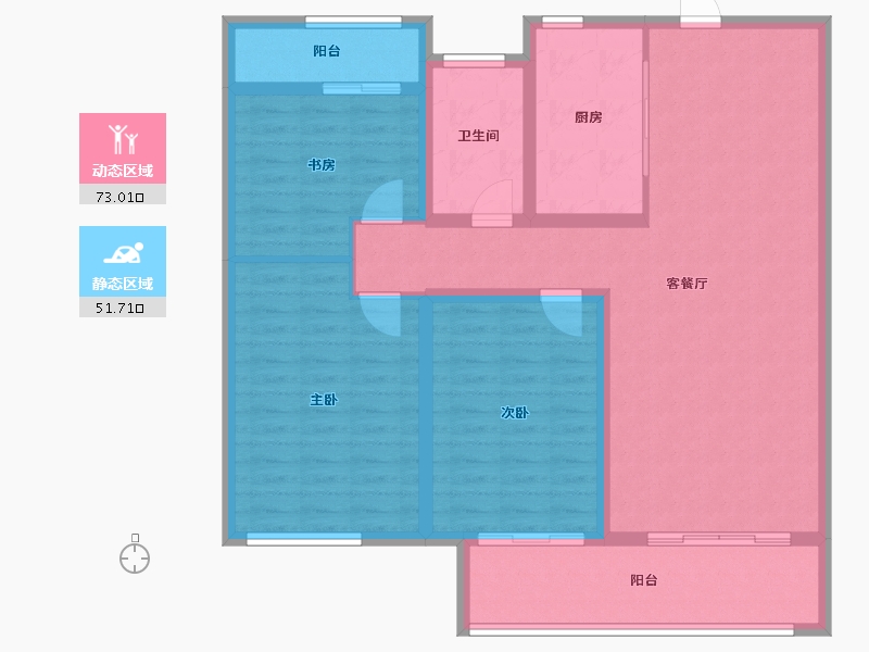 江西省-上饶市-翼天·十里风荷-112.54-户型库-动静分区