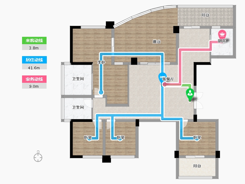 四川省-绵阳市-富临绵州水郡-150.16-户型库-动静线