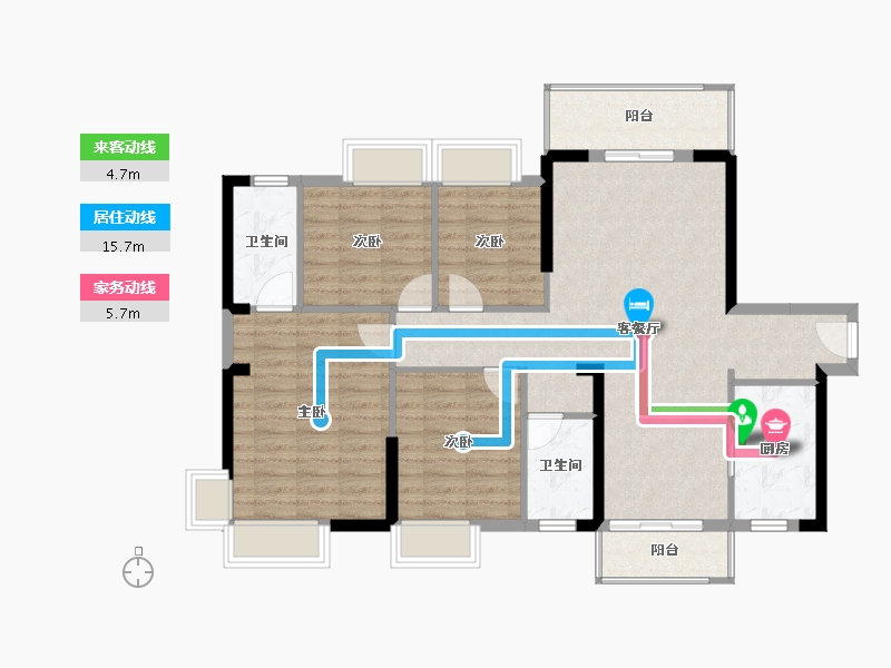 广东省-东莞市-海德琥珀臺-104.02-户型库-动静线