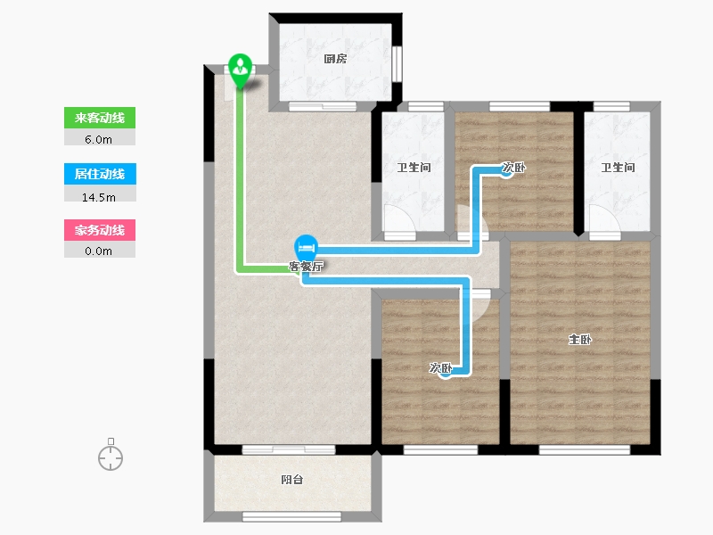 河南省-南阳市-镇平宇信凯旋城-97.97-户型库-动静线