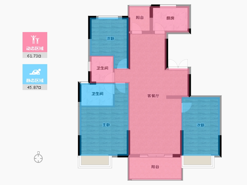 福建省-南平市-金桥生态家园-97.22-户型库-动静分区