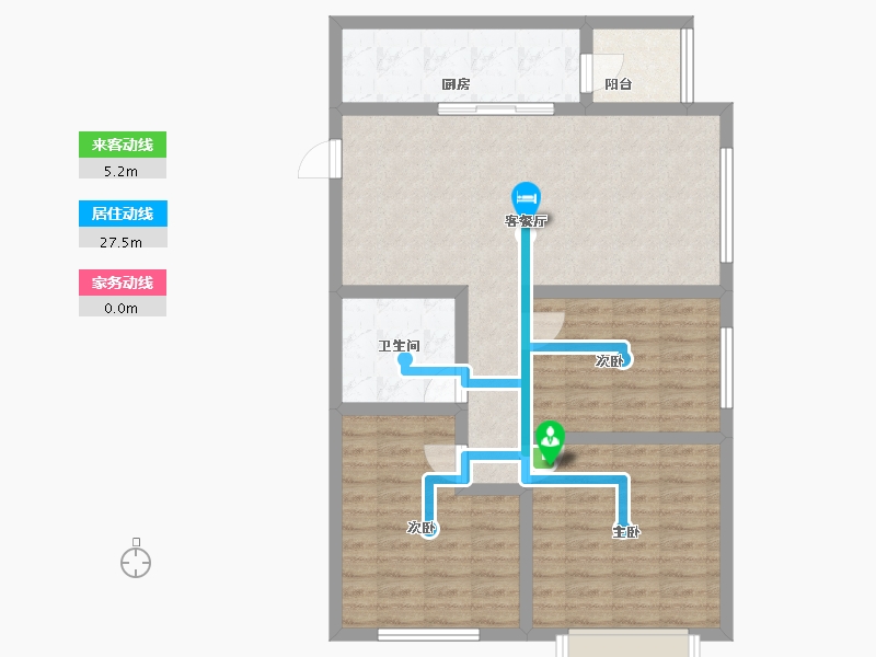 河北省-保定市-四季北岸-89.16-户型库-动静线